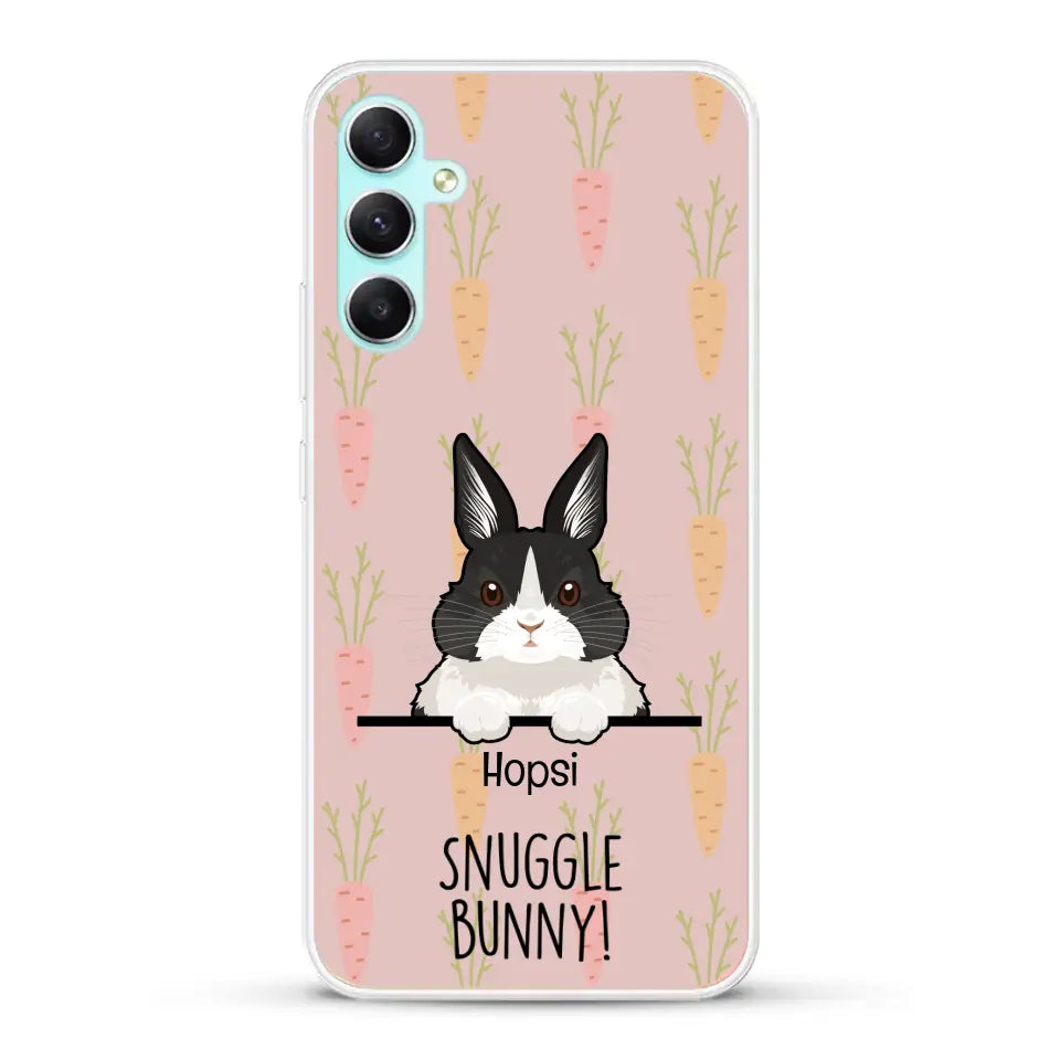 Snuggle bunny - Personalized Phone Case