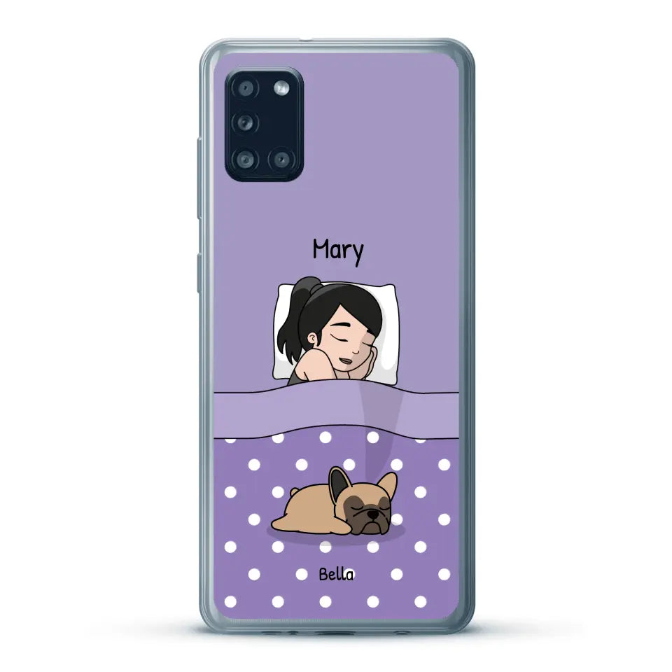 Cuddle time with pets Single - Personalized Phone Case