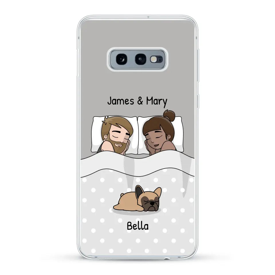 Cuddles with pets - Personalized Phone Case