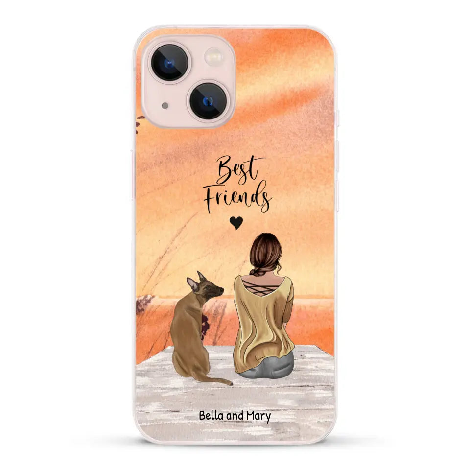 Together with my pet - Personalized Phone Case