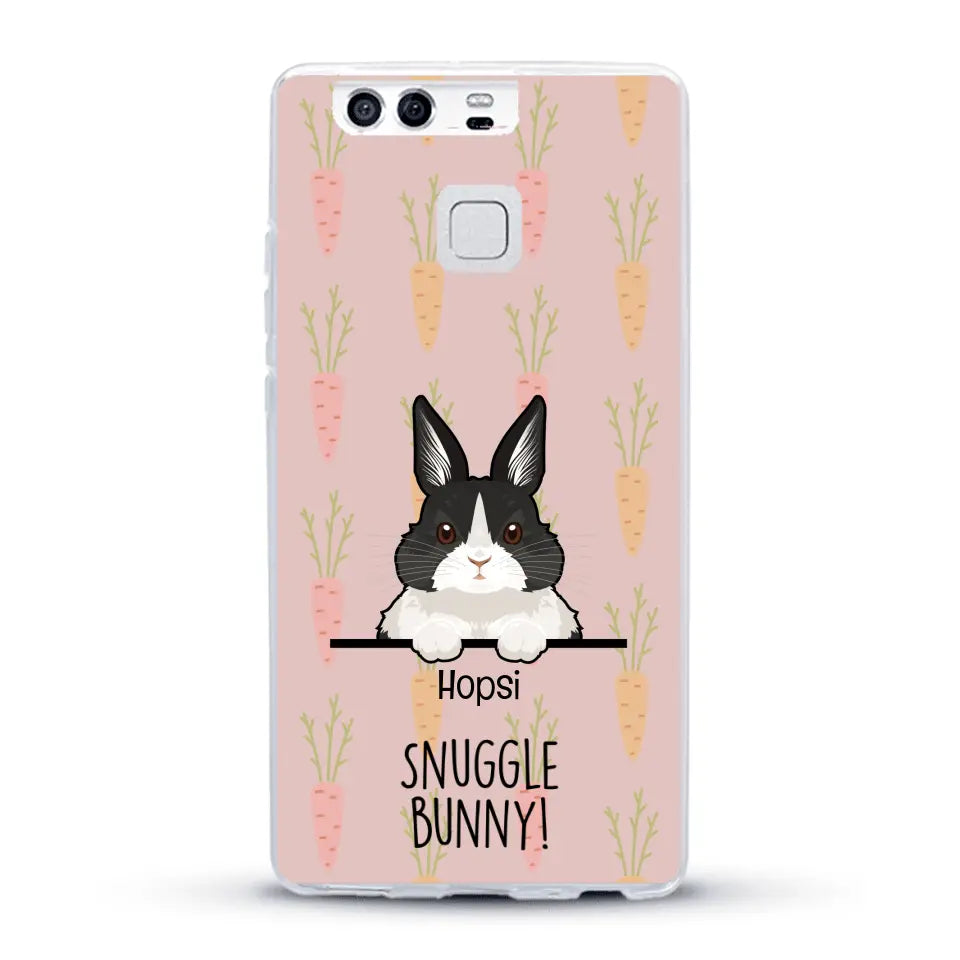 Snuggle bunny - Personalized Phone Case