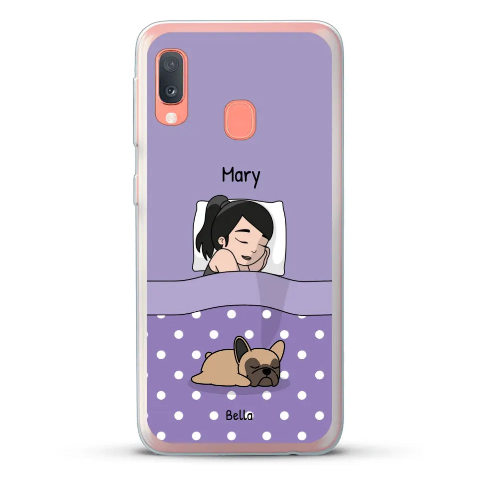 Cuddle time with pets Single - Personalized Phone Case