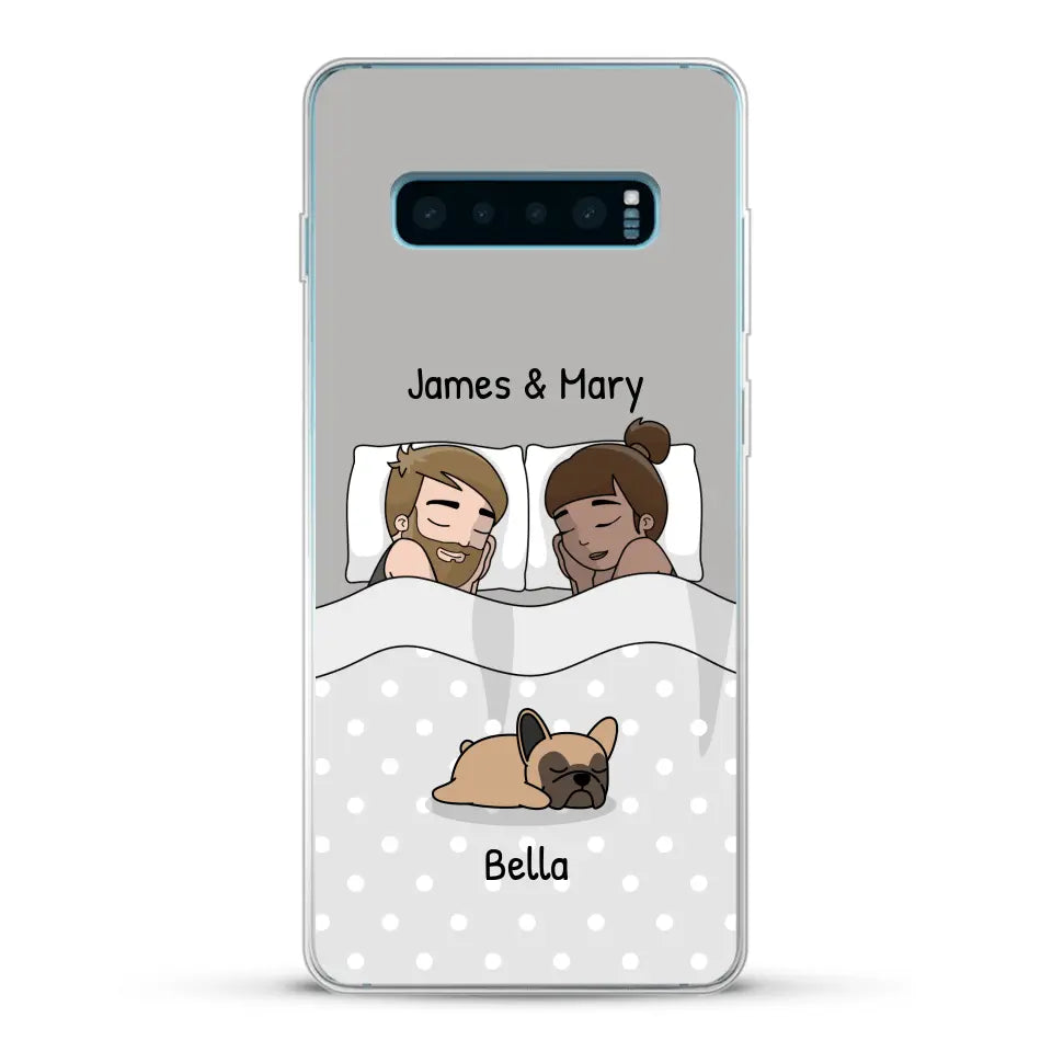 Cuddles with pets - Personalized Phone Case