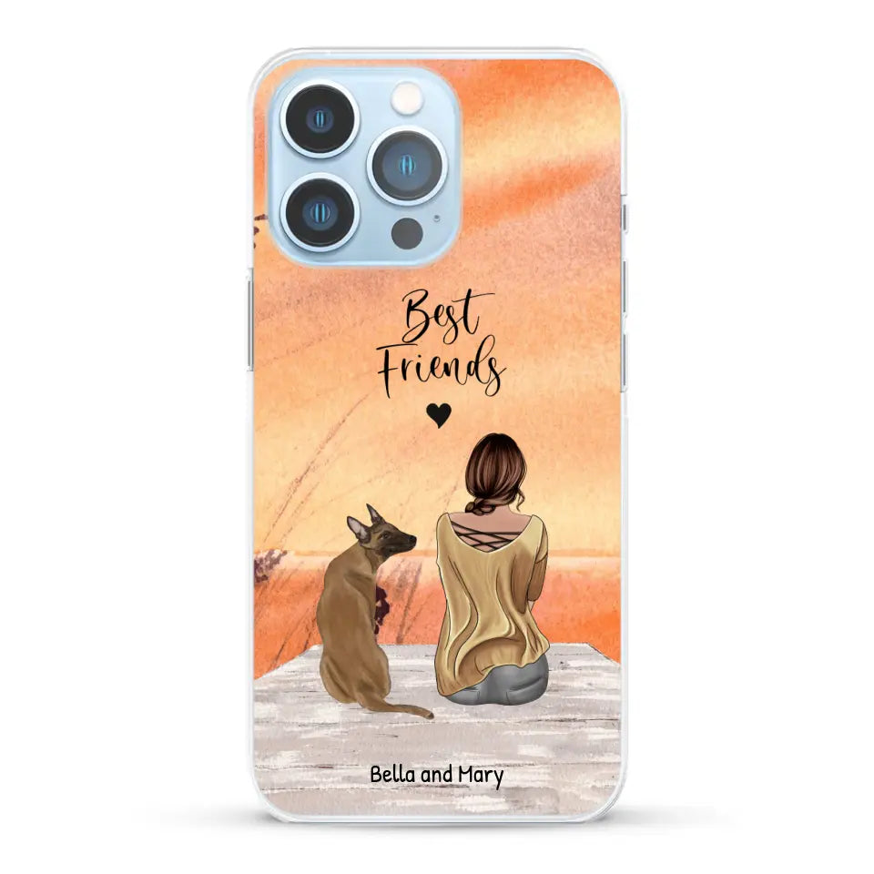 Together with my pet - Personalized Phone Case