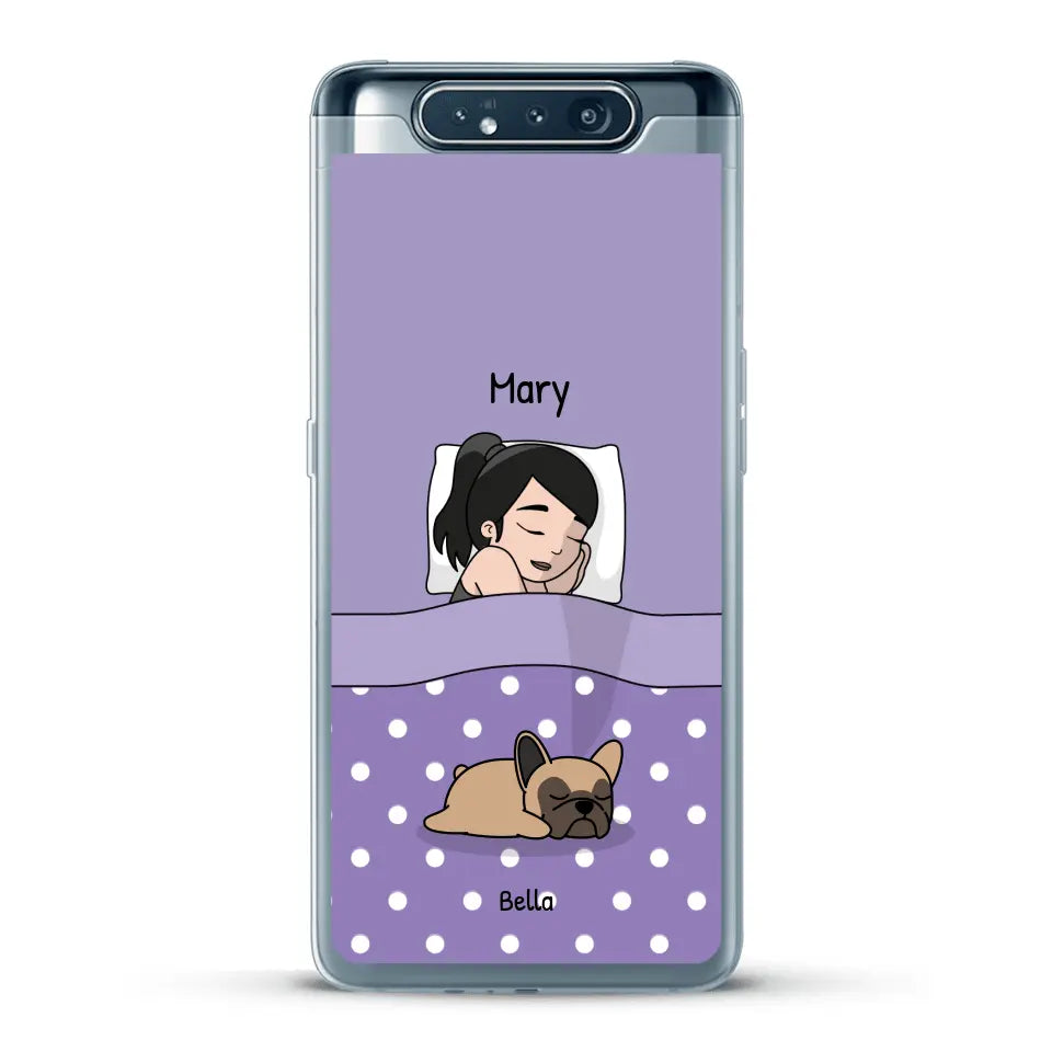 Cuddle time with pets Single - Personalized Phone Case