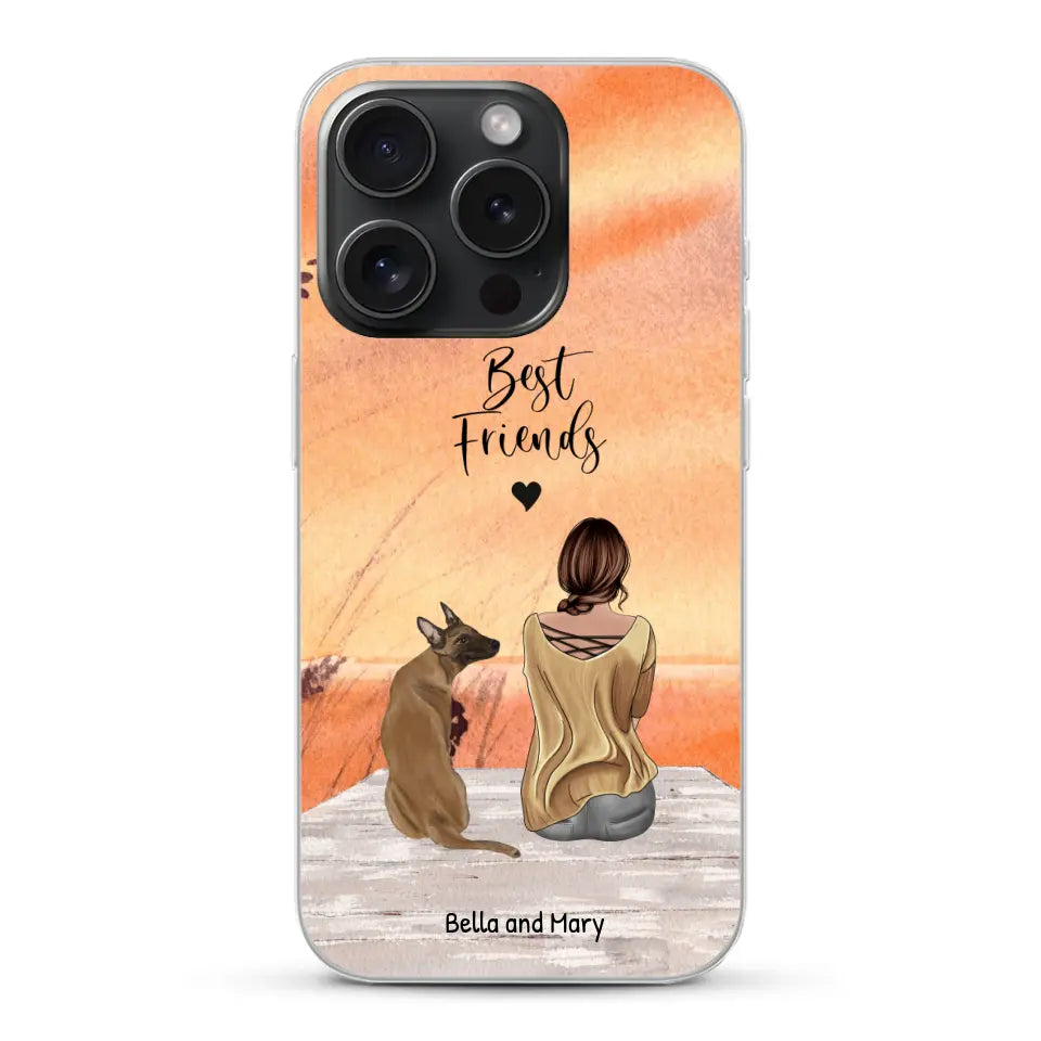 Together with my pet - Personalized Phone Case