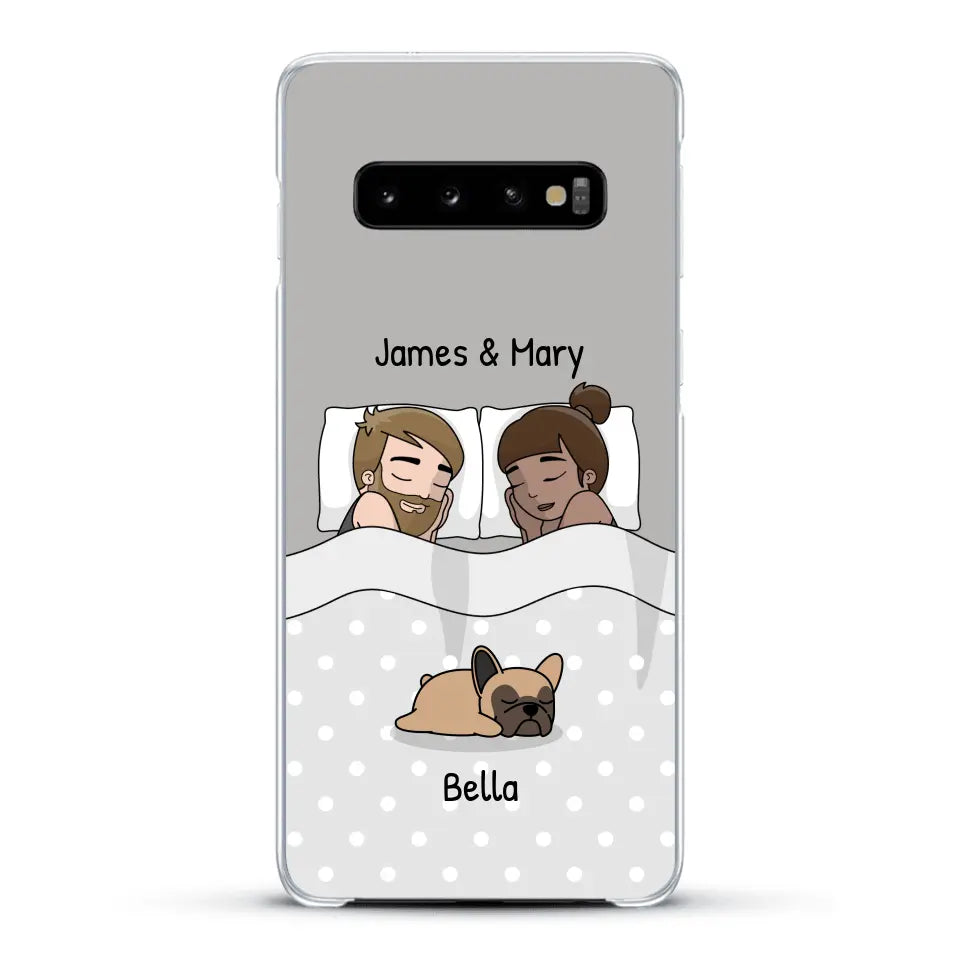 Cuddles with pets - Personalized Phone Case