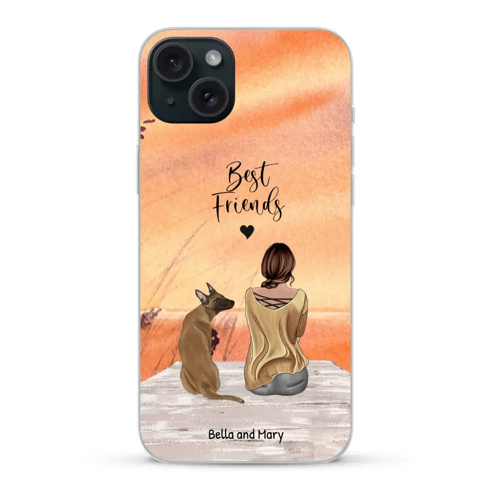 Together with my pet - Personalized Phone Case