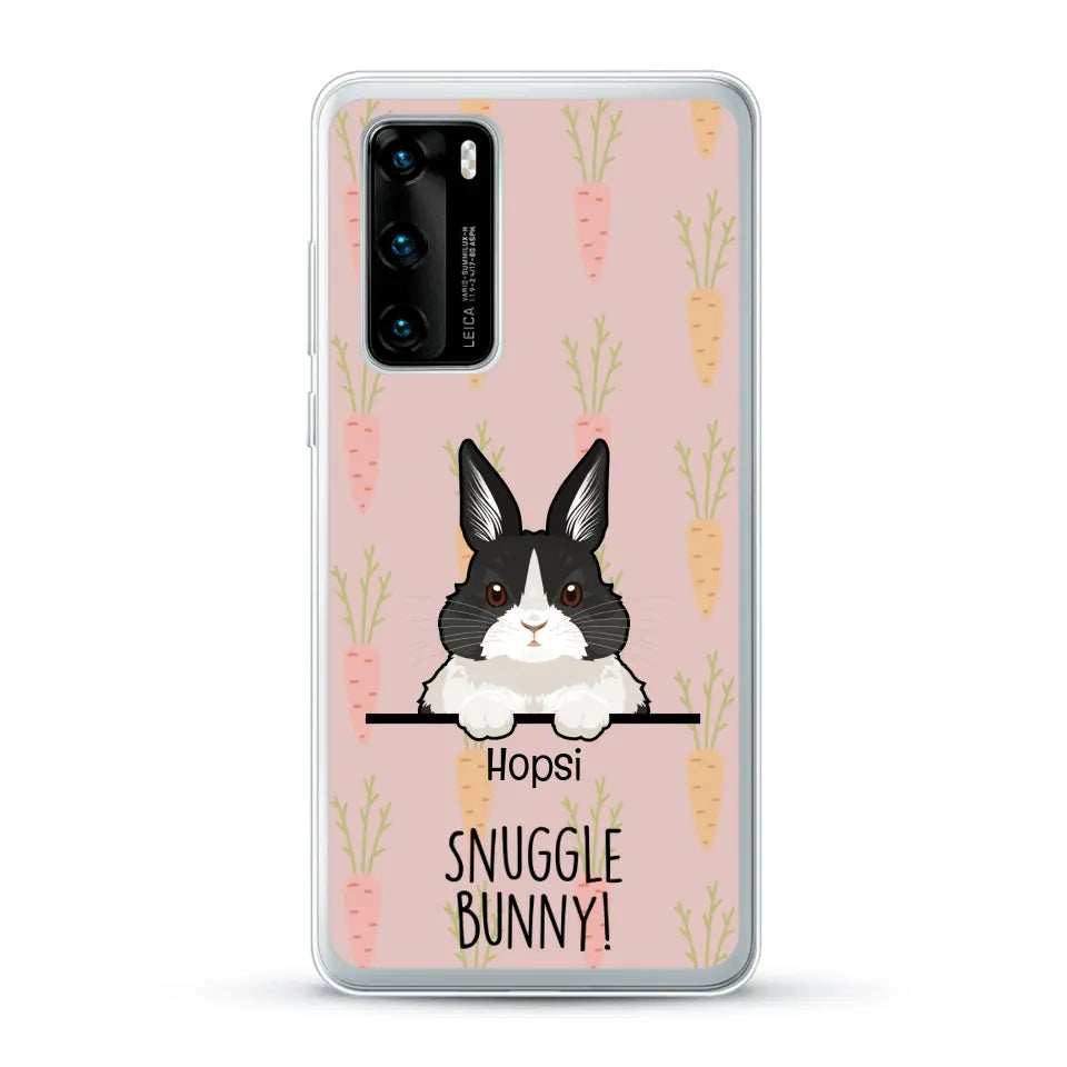 Snuggle bunny - Personalized Phone Case