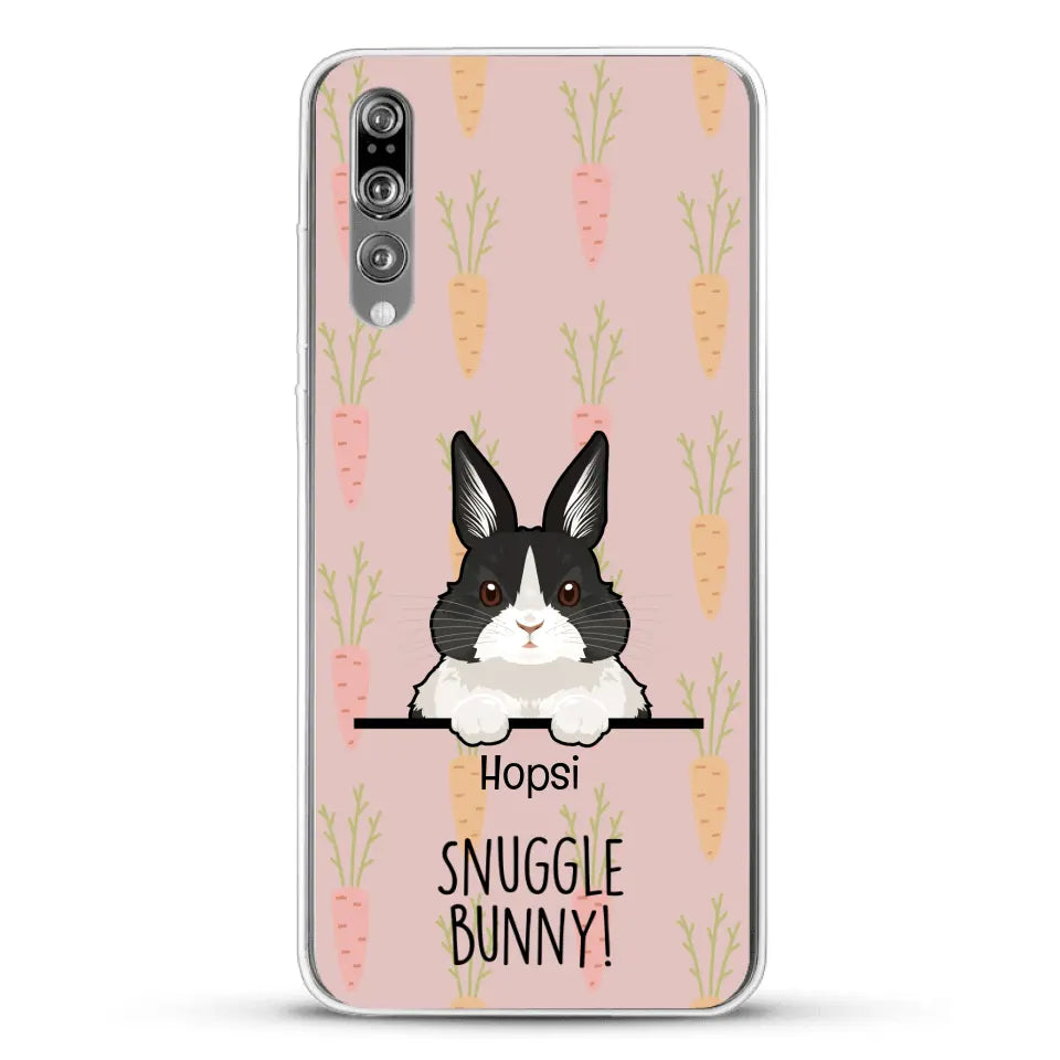 Snuggle bunny - Personalized Phone Case