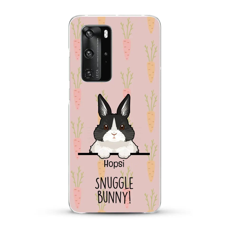 Snuggle bunny - Personalized Phone Case