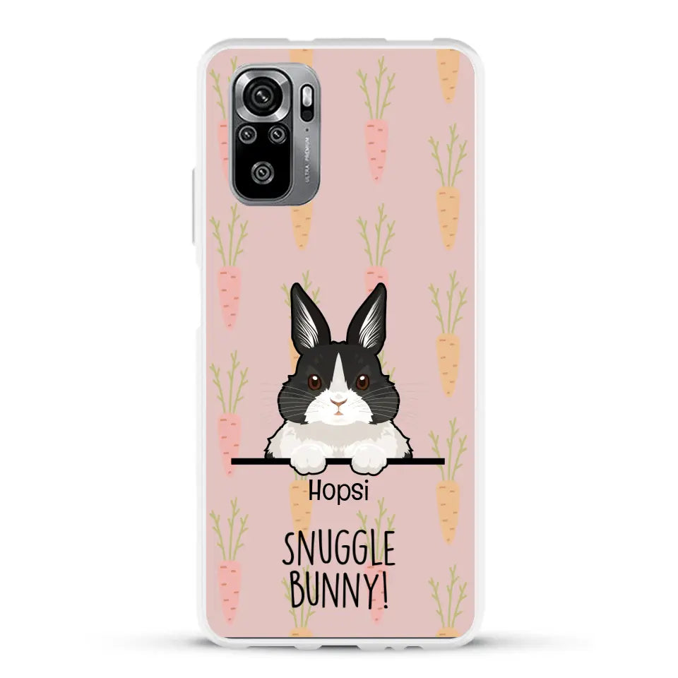 Snuggle bunny - Personalized Phone Case