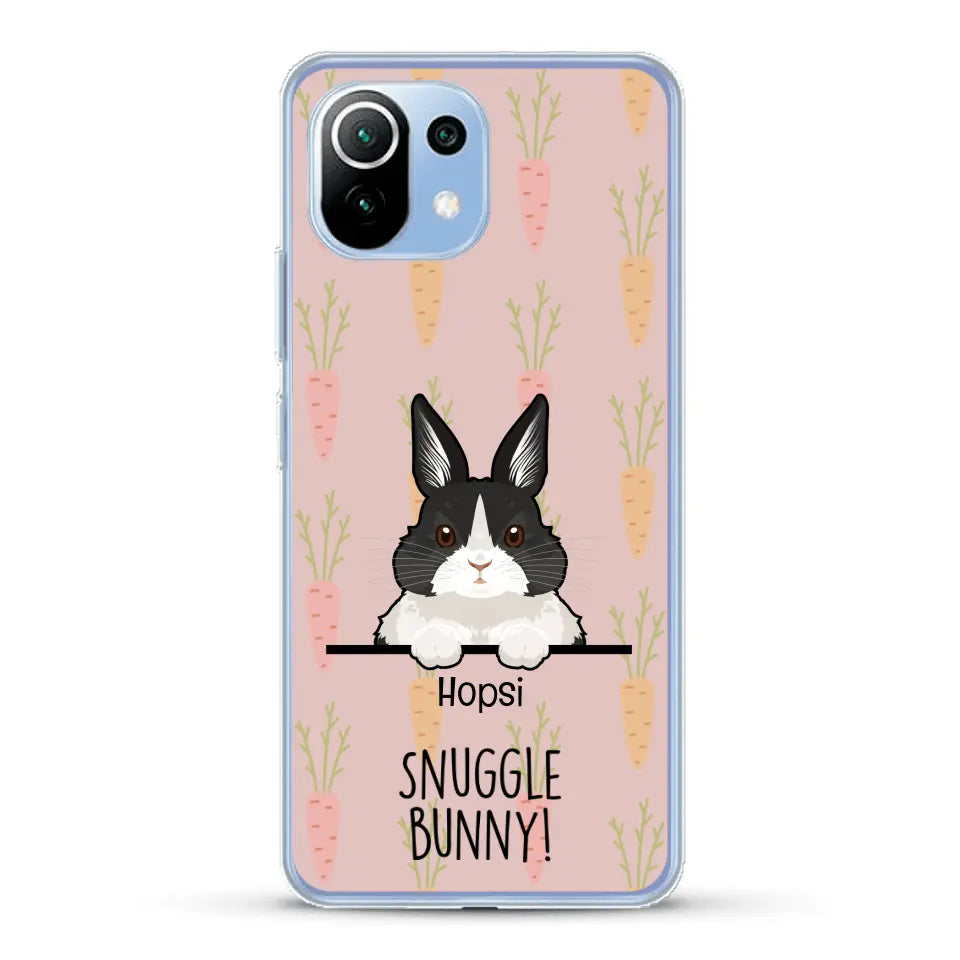 Snuggle bunny - Personalized Phone Case