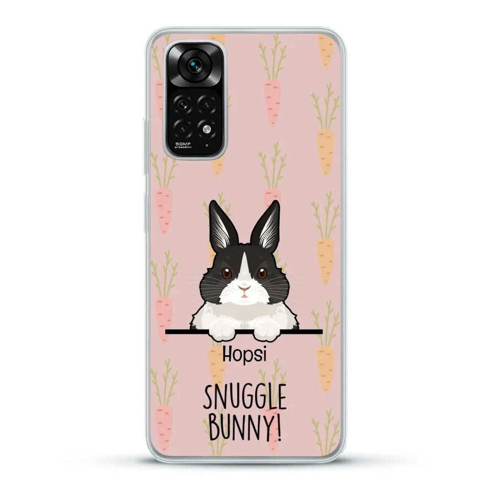 Snuggle bunny - Personalized Phone Case