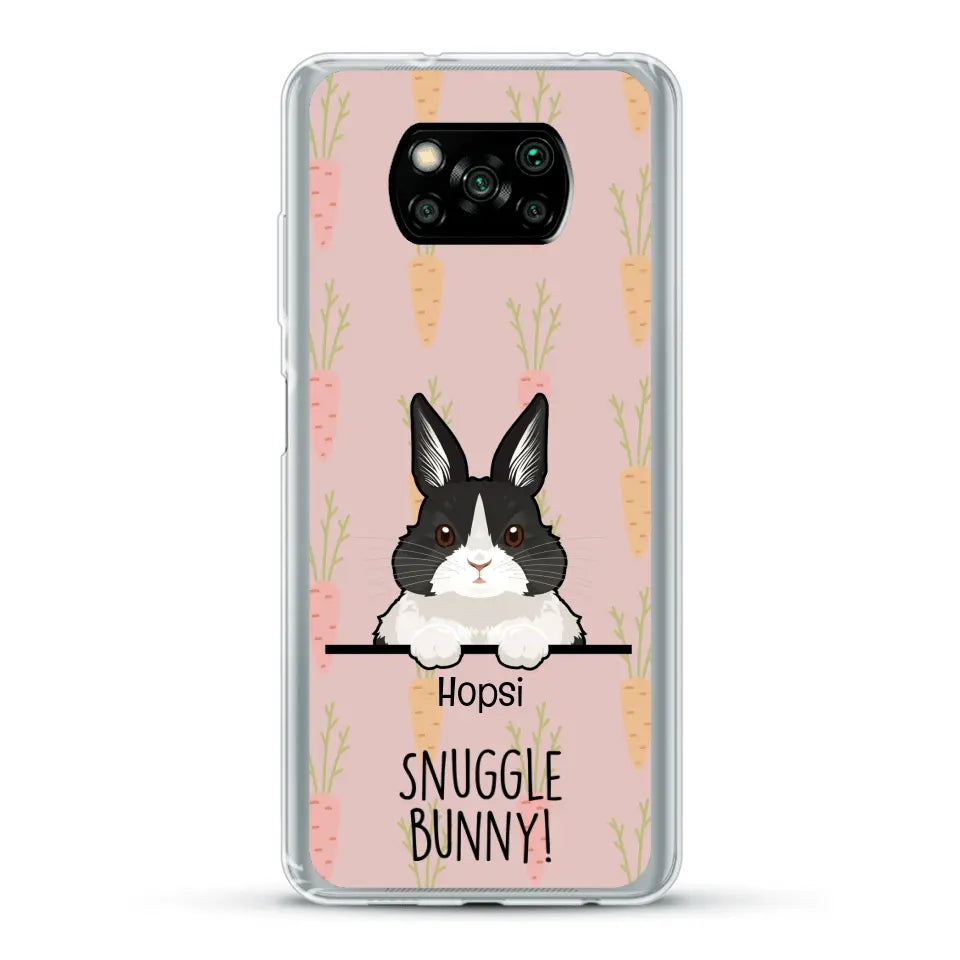 Snuggle bunny - Personalized Phone Case