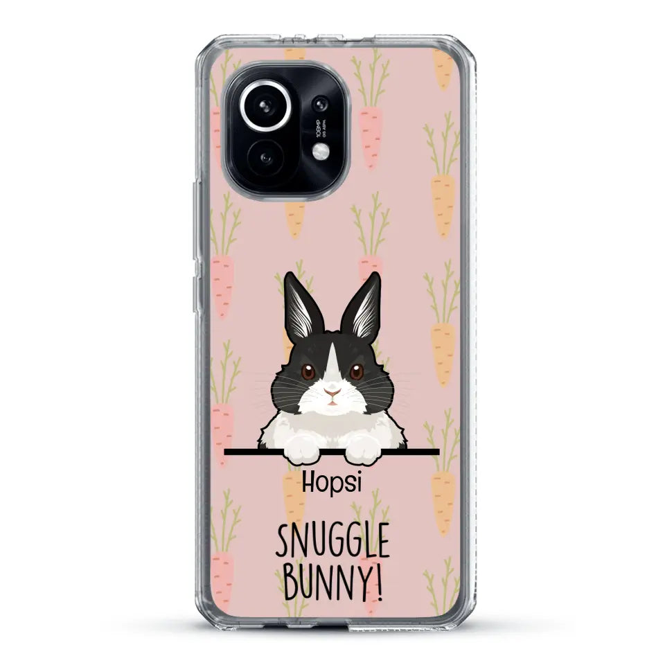 Snuggle bunny - Personalized Phone Case