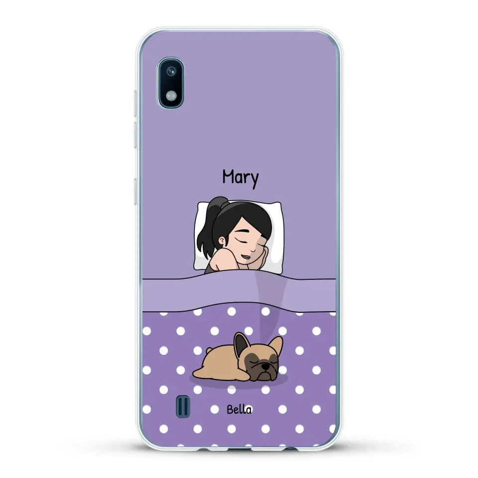 Cuddle time with pets Single - Personalized Phone Case