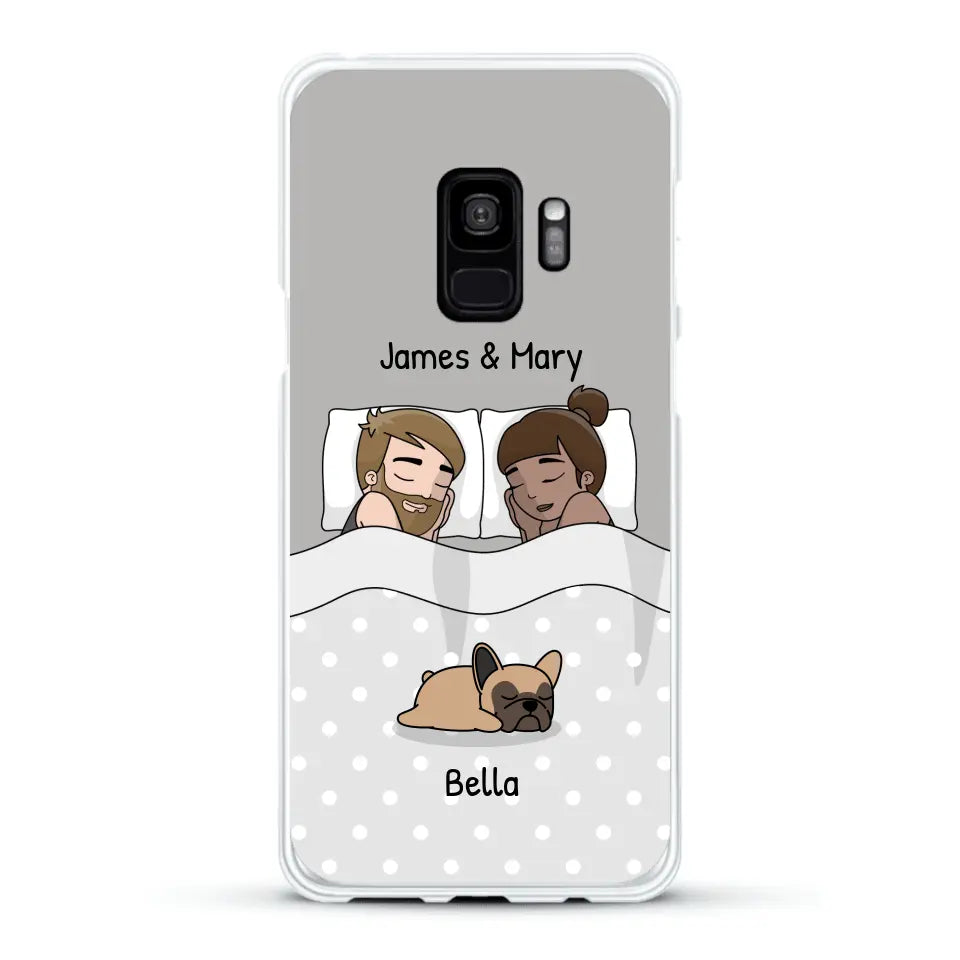 Cuddles with pets - Personalized Phone Case