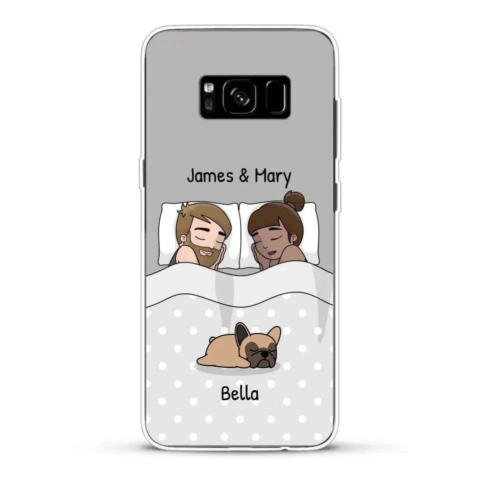 Cuddles with pets - Personalized Phone Case