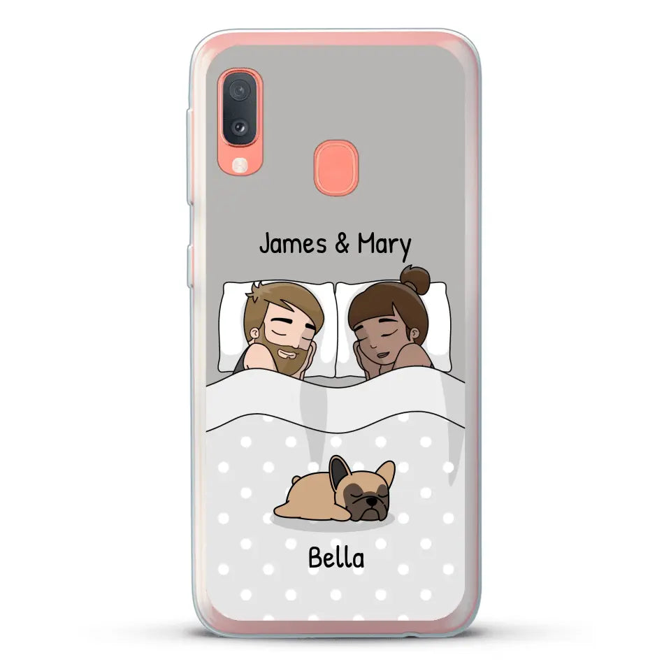 Cuddles with pets - Personalized Phone Case