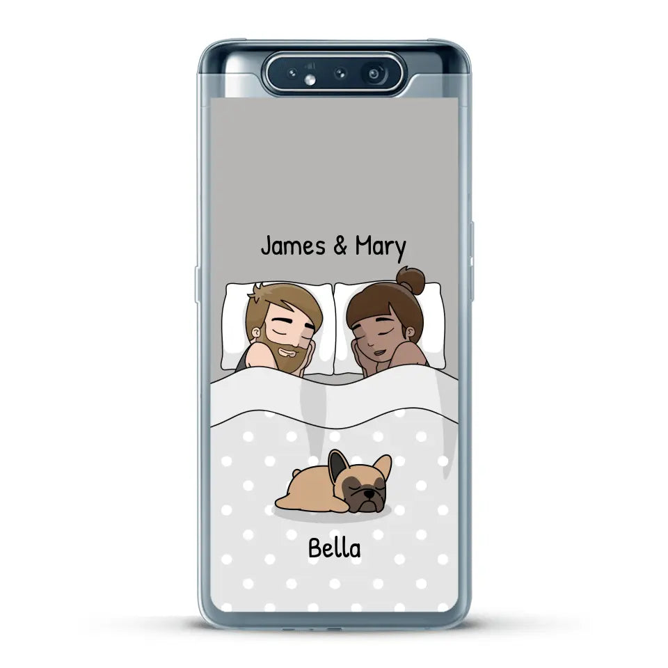 Cuddles with pets - Personalized Phone Case