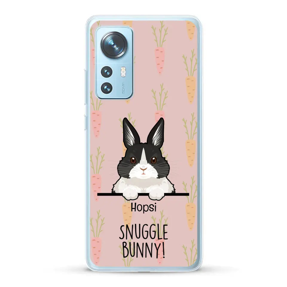 Snuggle bunny - Personalized Phone Case