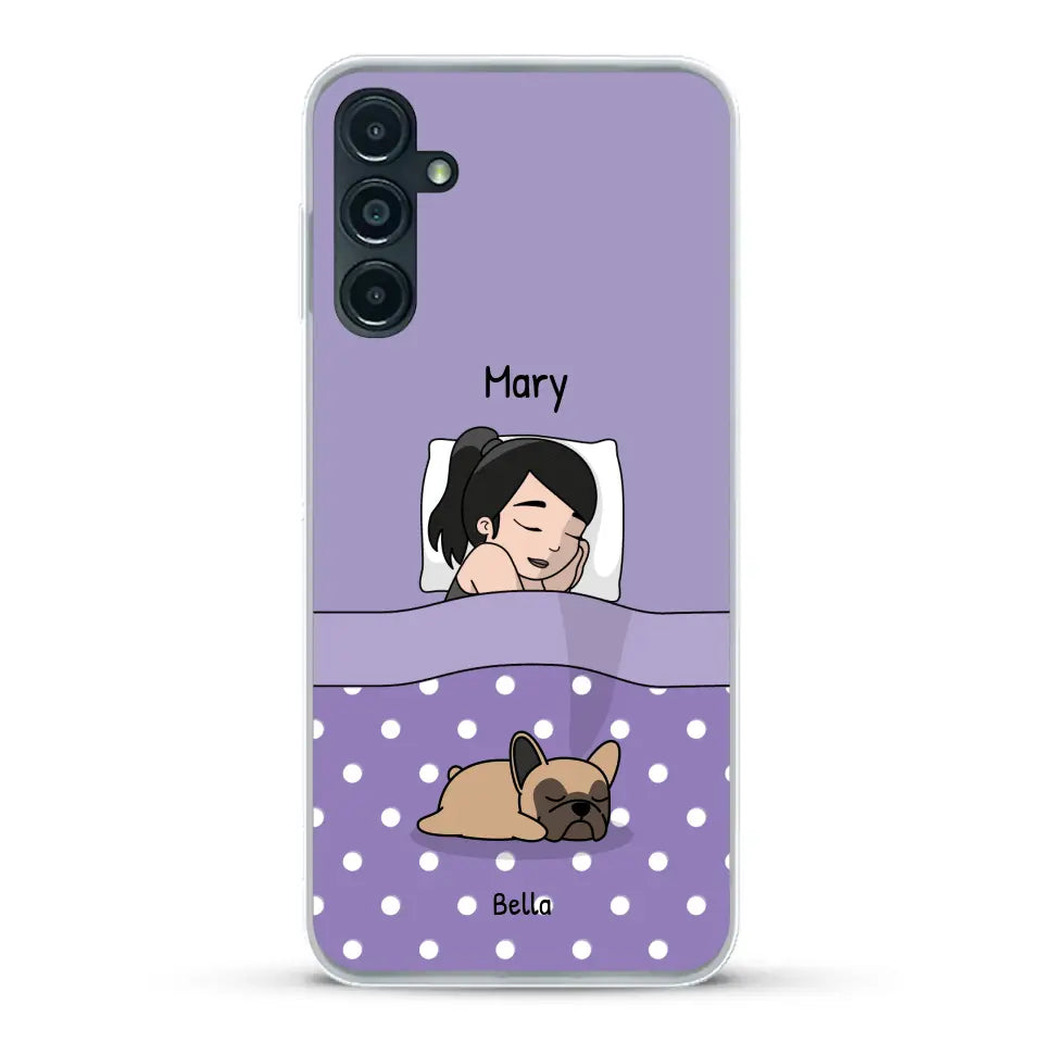 Cuddle time with pets Single - Personalized Phone Case