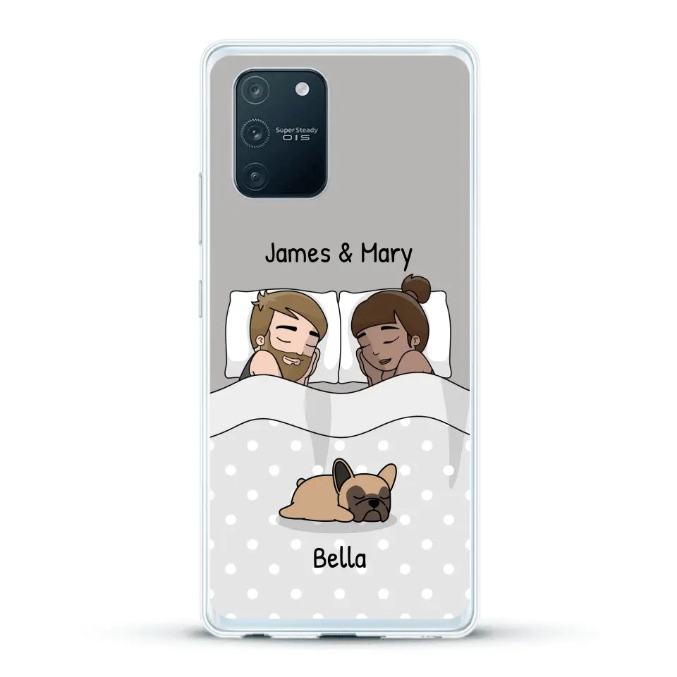 Cuddles with pets - Personalized Phone Case