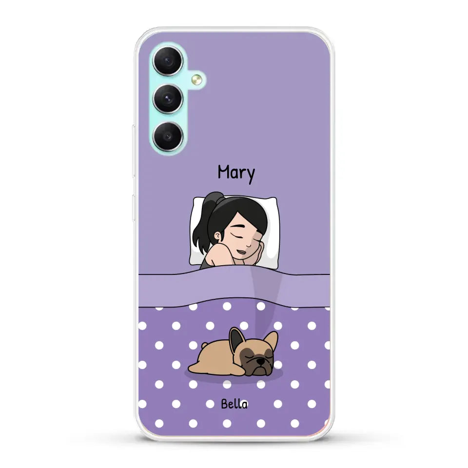 Cuddle time with pets Single - Personalized Phone Case