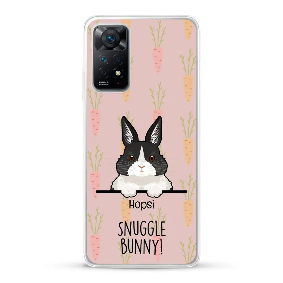 Snuggle bunny - Personalized Phone Case