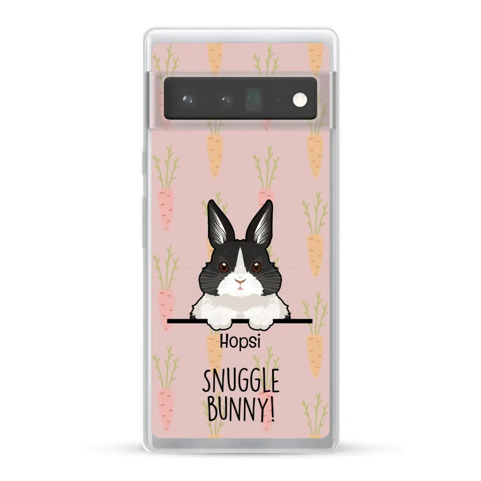 Snuggle bunny - Personalized Phone Case