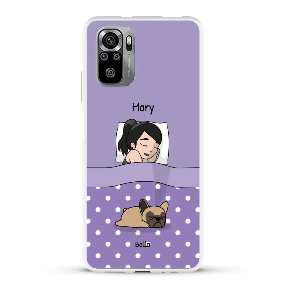 Cuddle time with pets Single - Personalized Phone Case