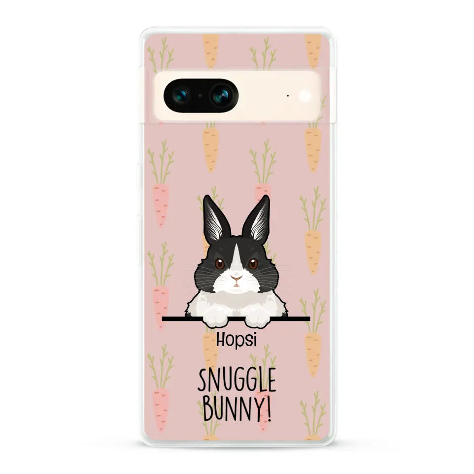 Snuggle bunny - Personalized Phone Case