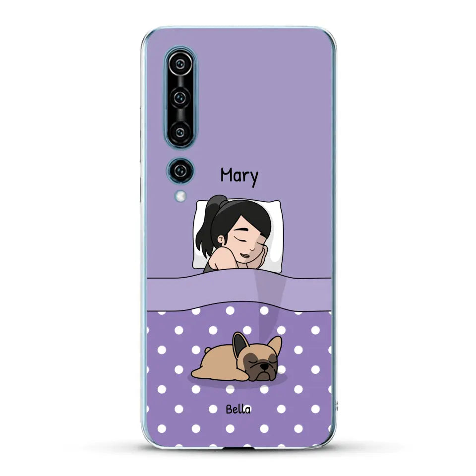 Cuddle time with pets Single - Personalized Phone Case