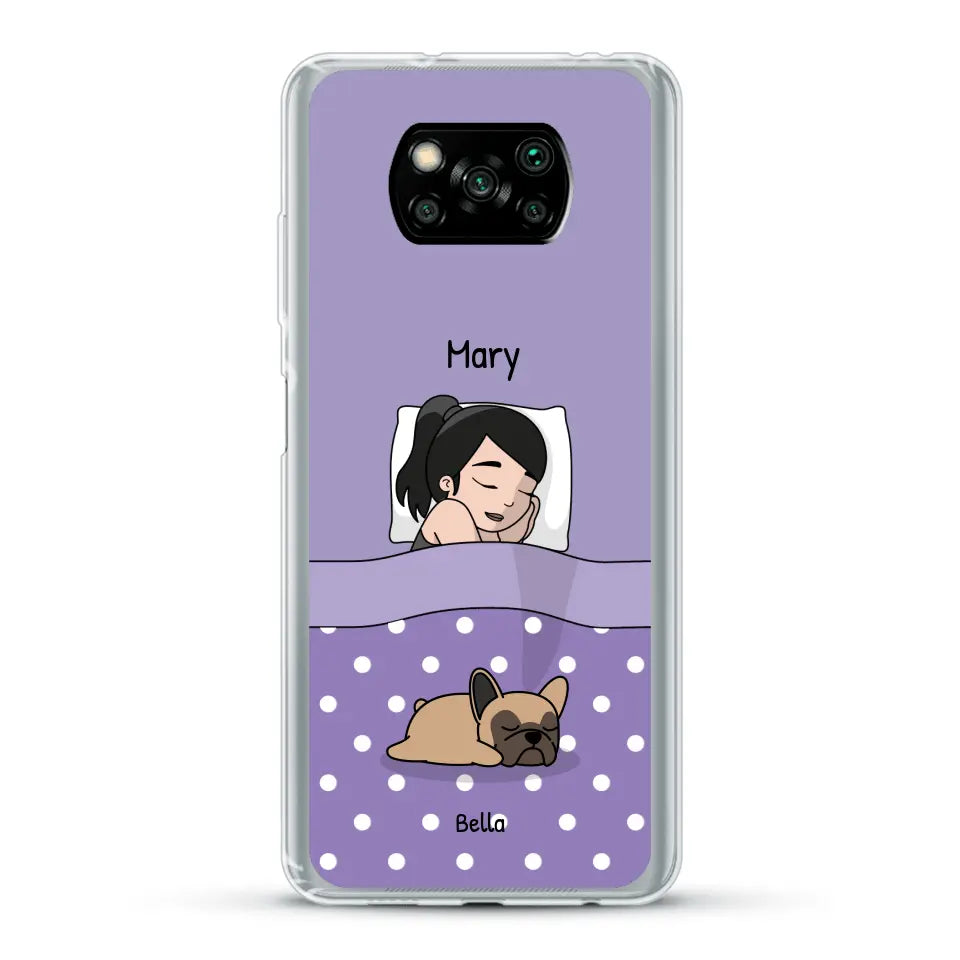 Cuddle time with pets Single - Personalized Phone Case