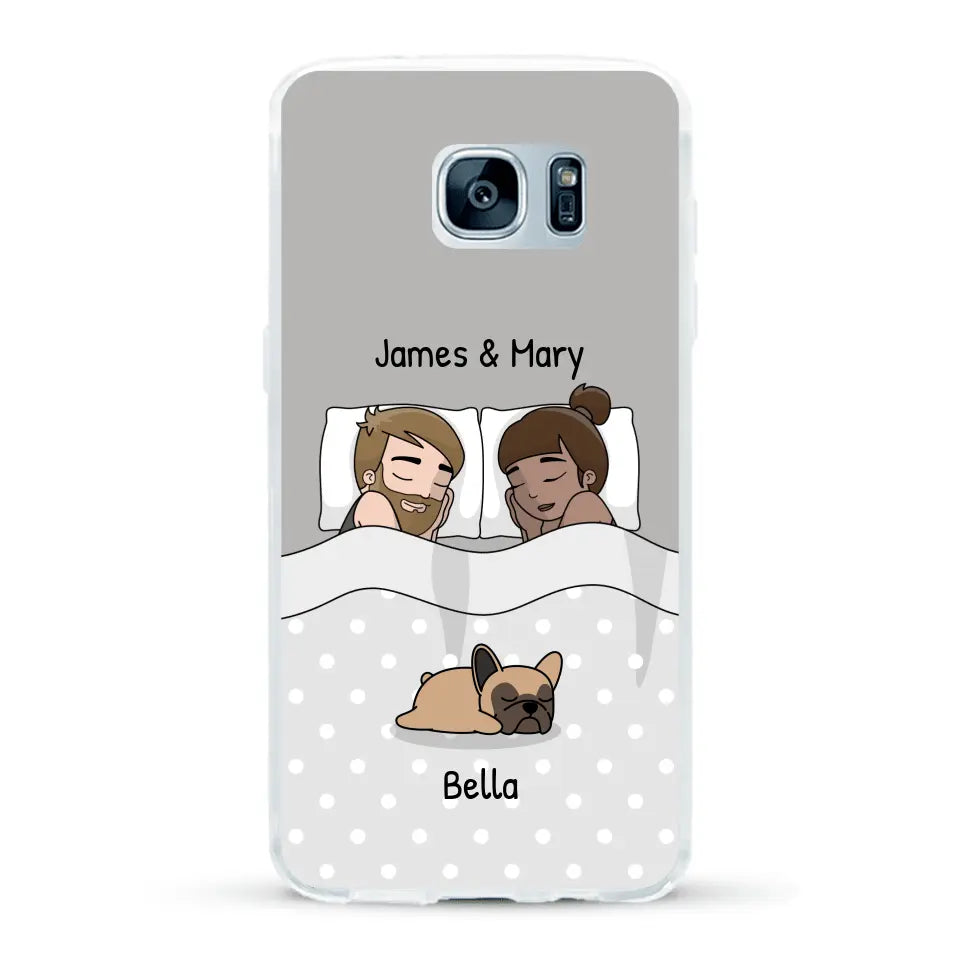 Cuddles with pets - Personalized Phone Case