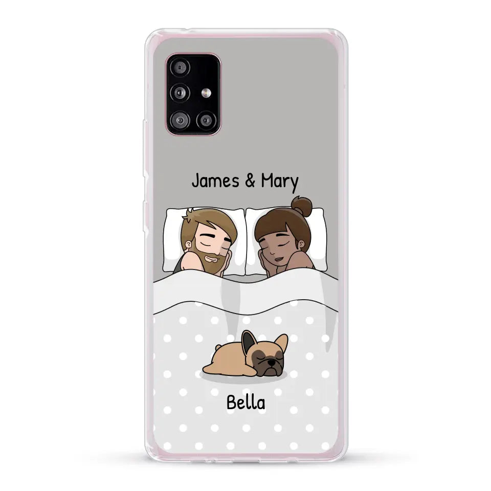 Cuddles with pets - Personalized Phone Case