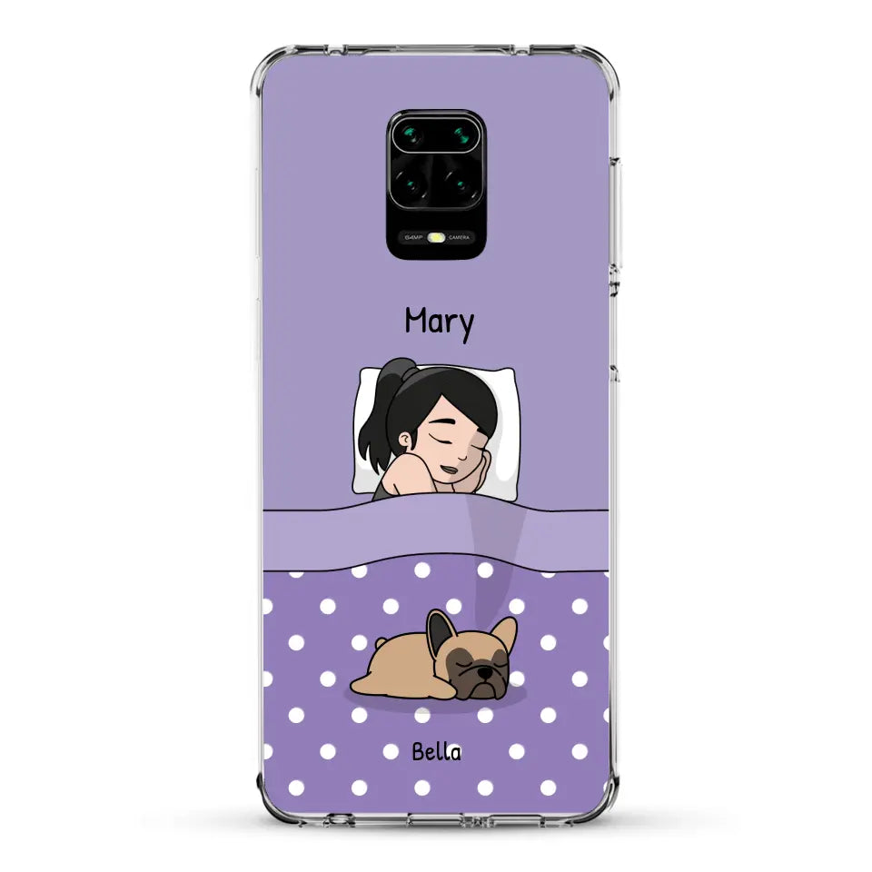 Cuddle time with pets Single - Personalized Phone Case