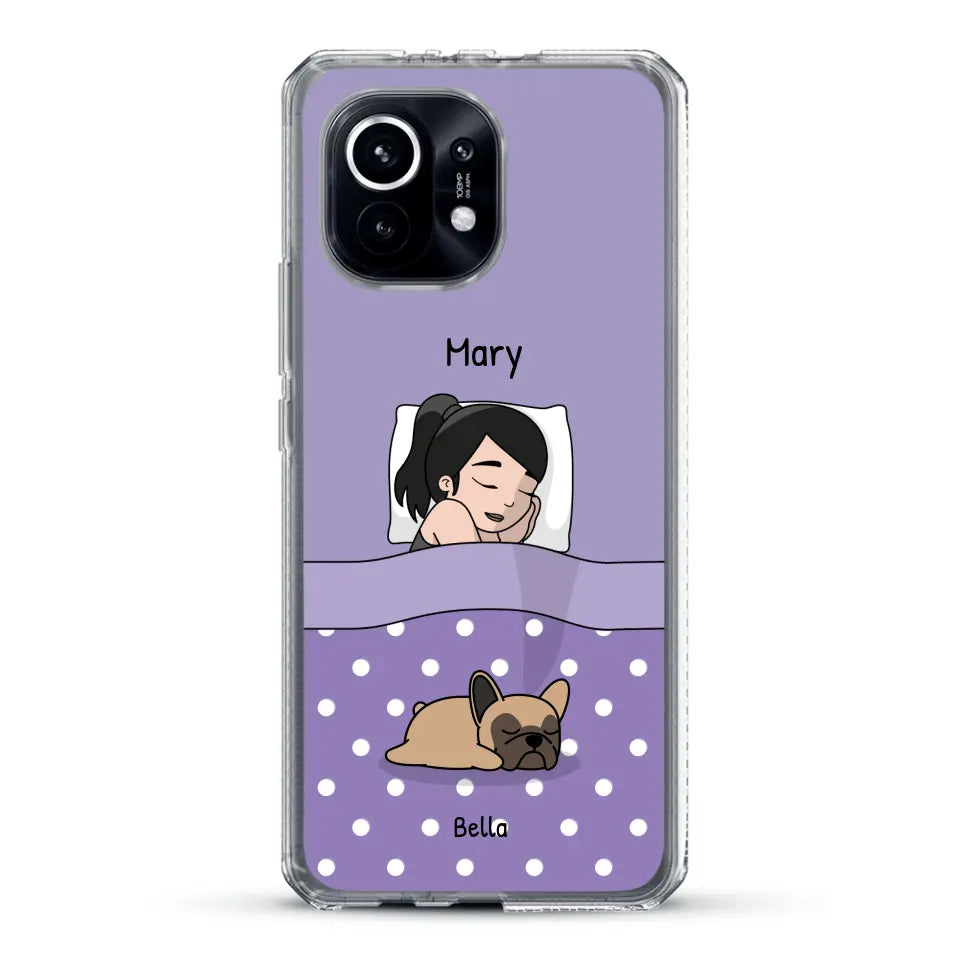 Cuddle time with pets Single - Personalized Phone Case