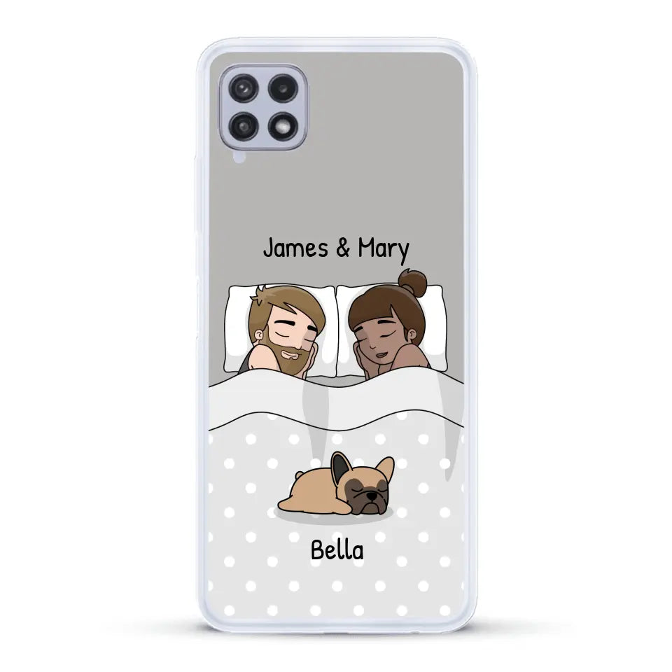 Cuddles with pets - Personalized Phone Case