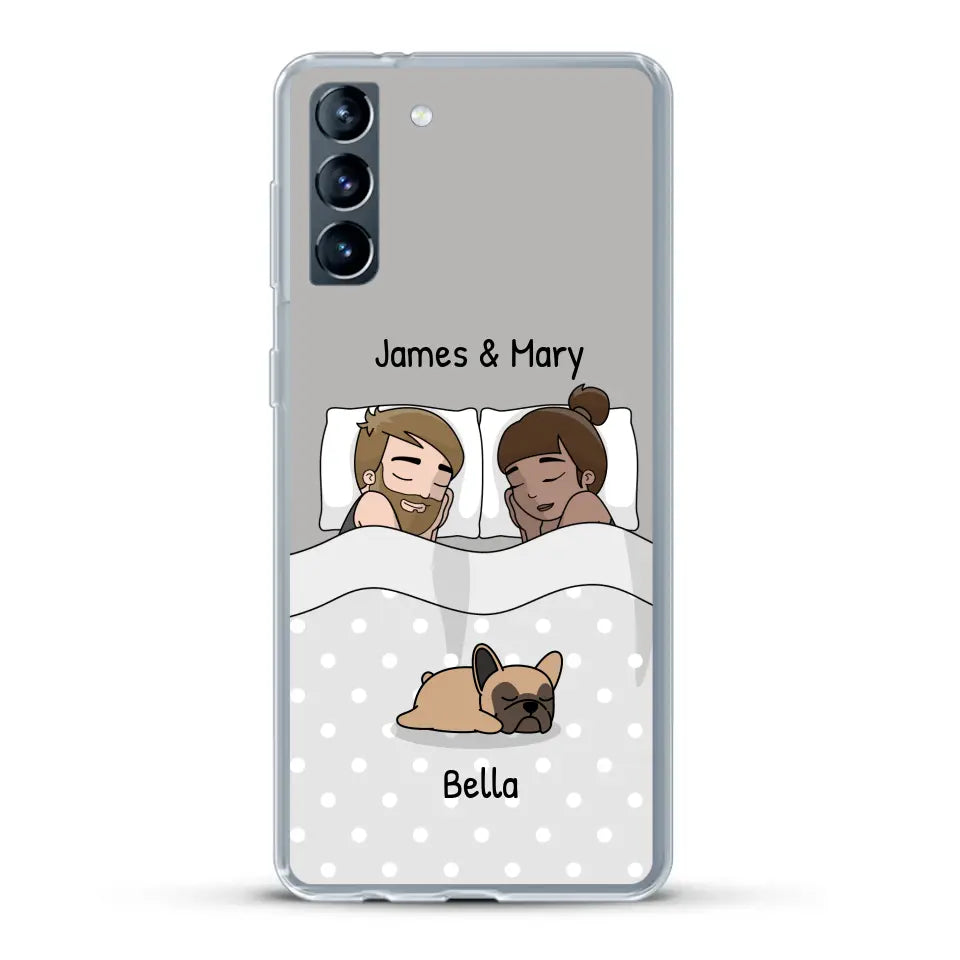 Cuddles with pets - Personalized Phone Case