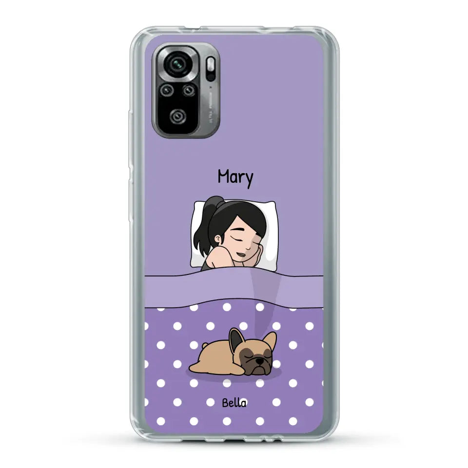 Cuddle time with pets Single - Personalized Phone Case