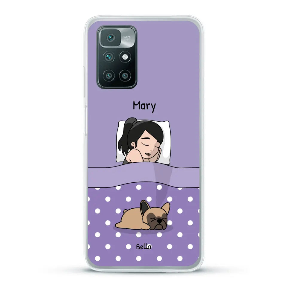 Cuddle time with pets Single - Personalized Phone Case