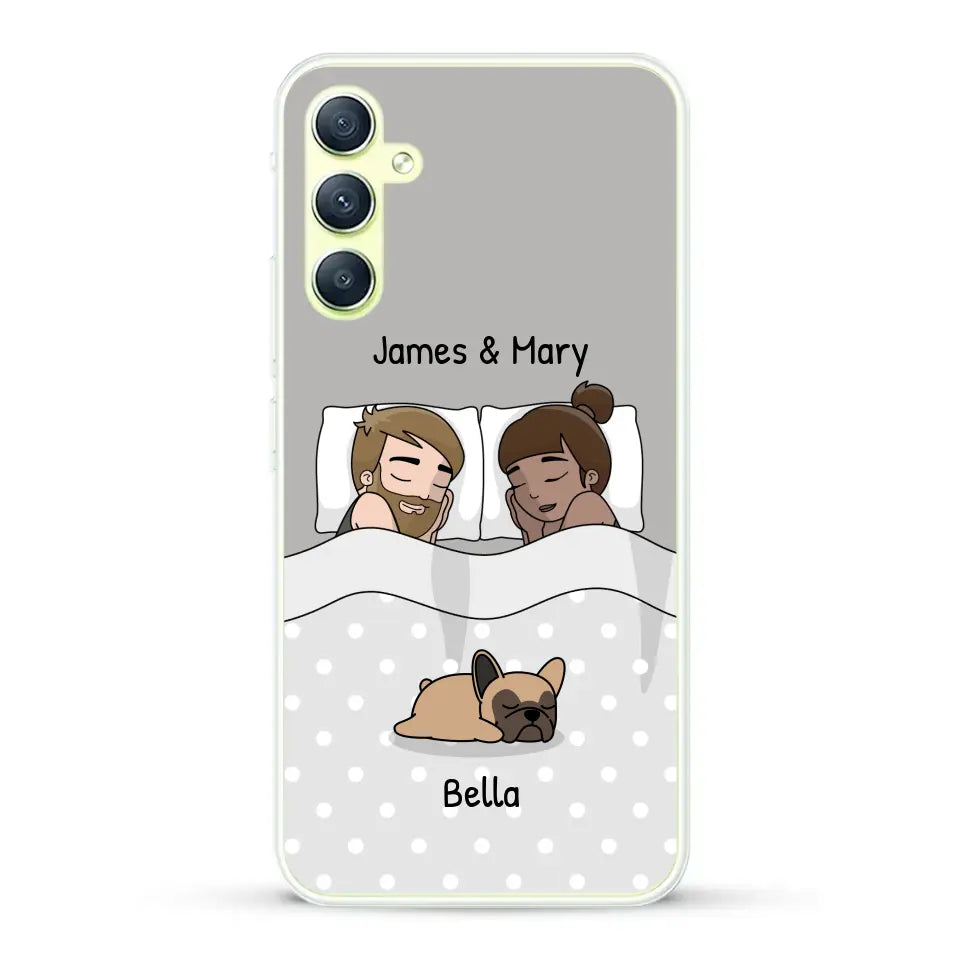 Cuddles with pets - Personalized Phone Case