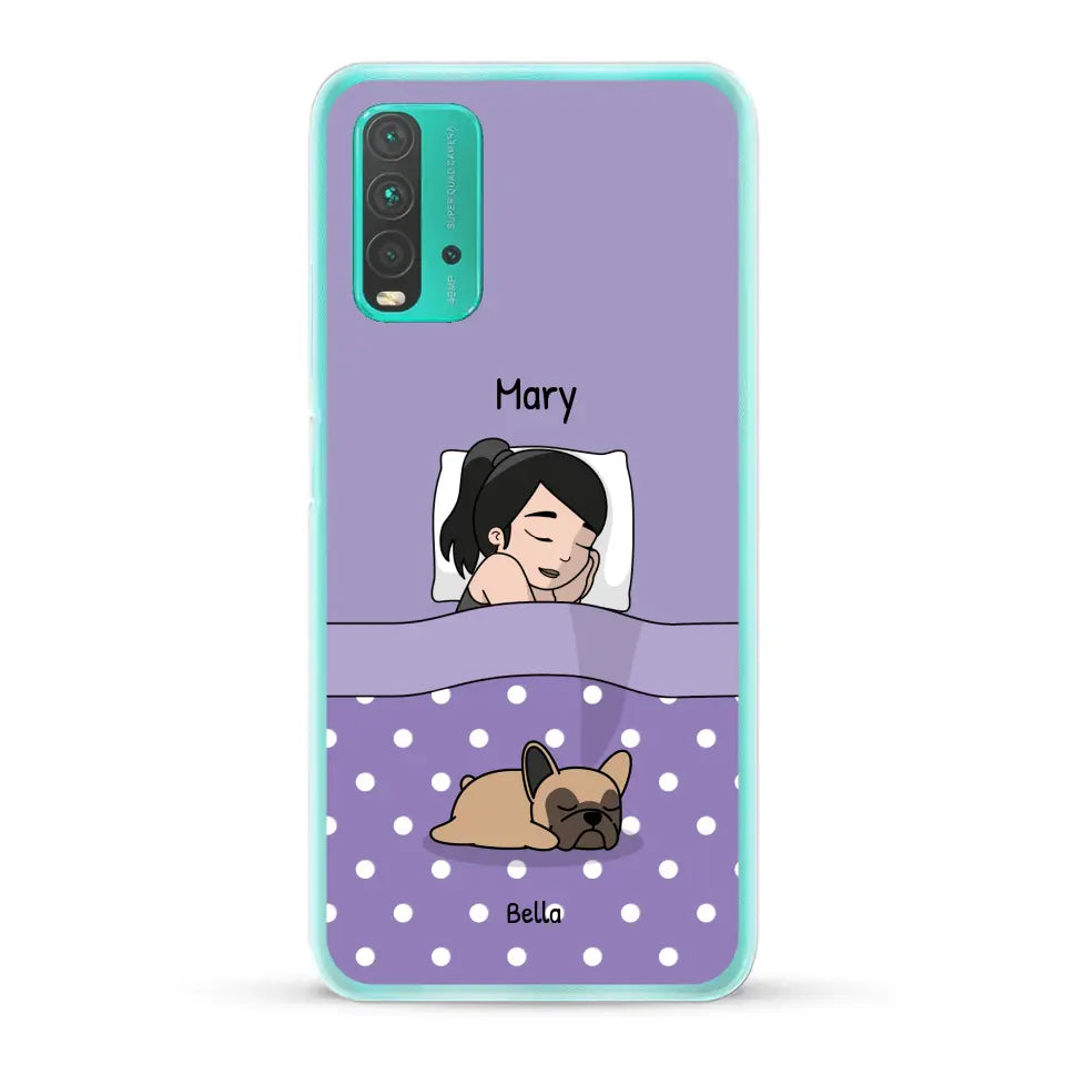 Cuddle time with pets Single - Personalized Phone Case