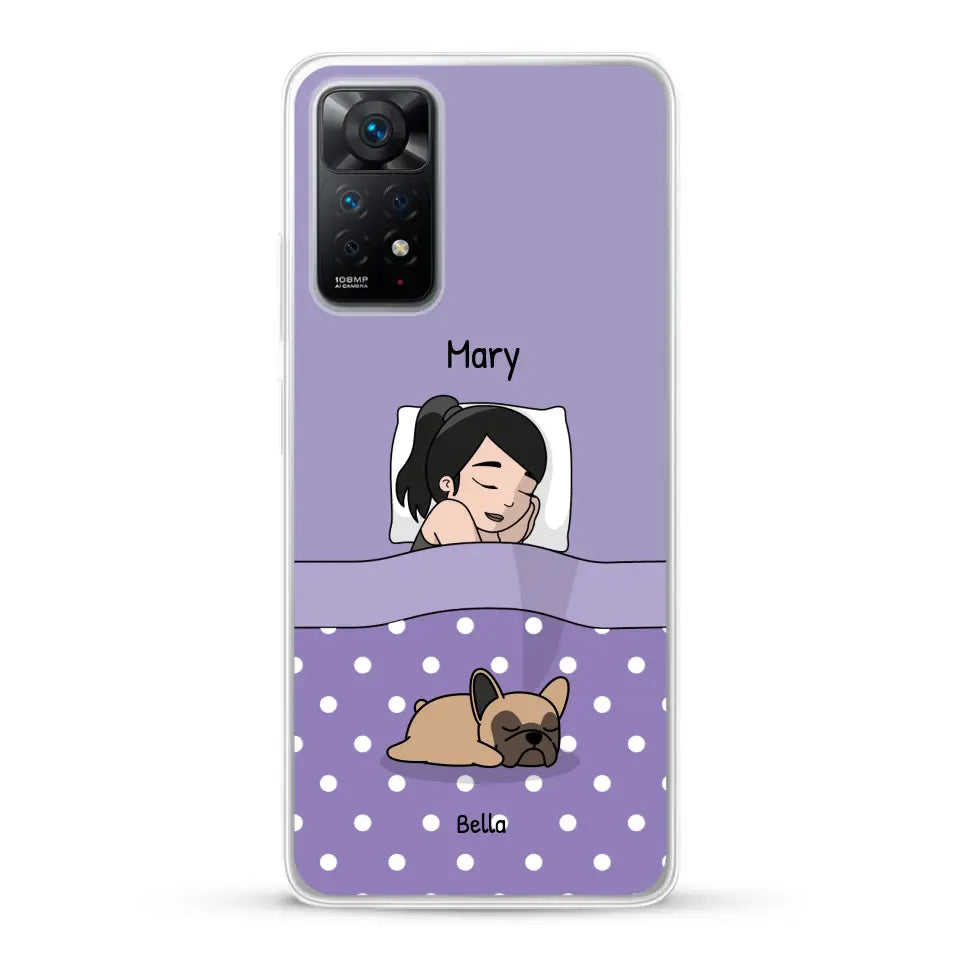 Cuddle time with pets Single - Personalized Phone Case