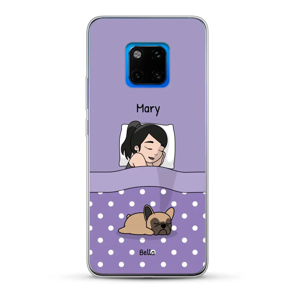 Cuddle time with pets Single - Personalized Phone Case