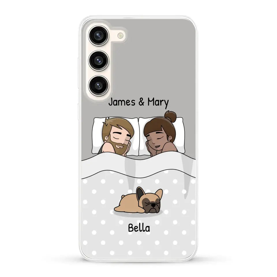 Cuddles with pets - Personalized Phone Case