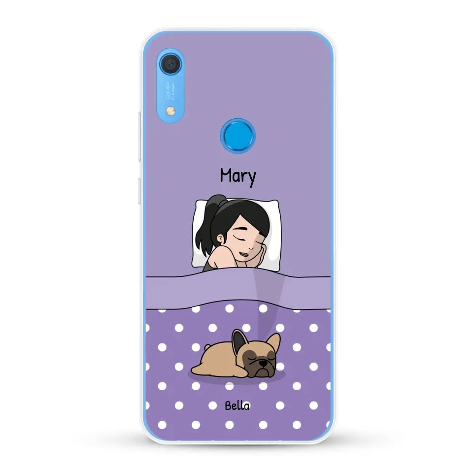 Cuddle time with pets Single - Personalized Phone Case