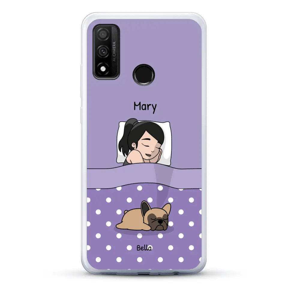 Cuddle time with pets Single - Personalized Phone Case